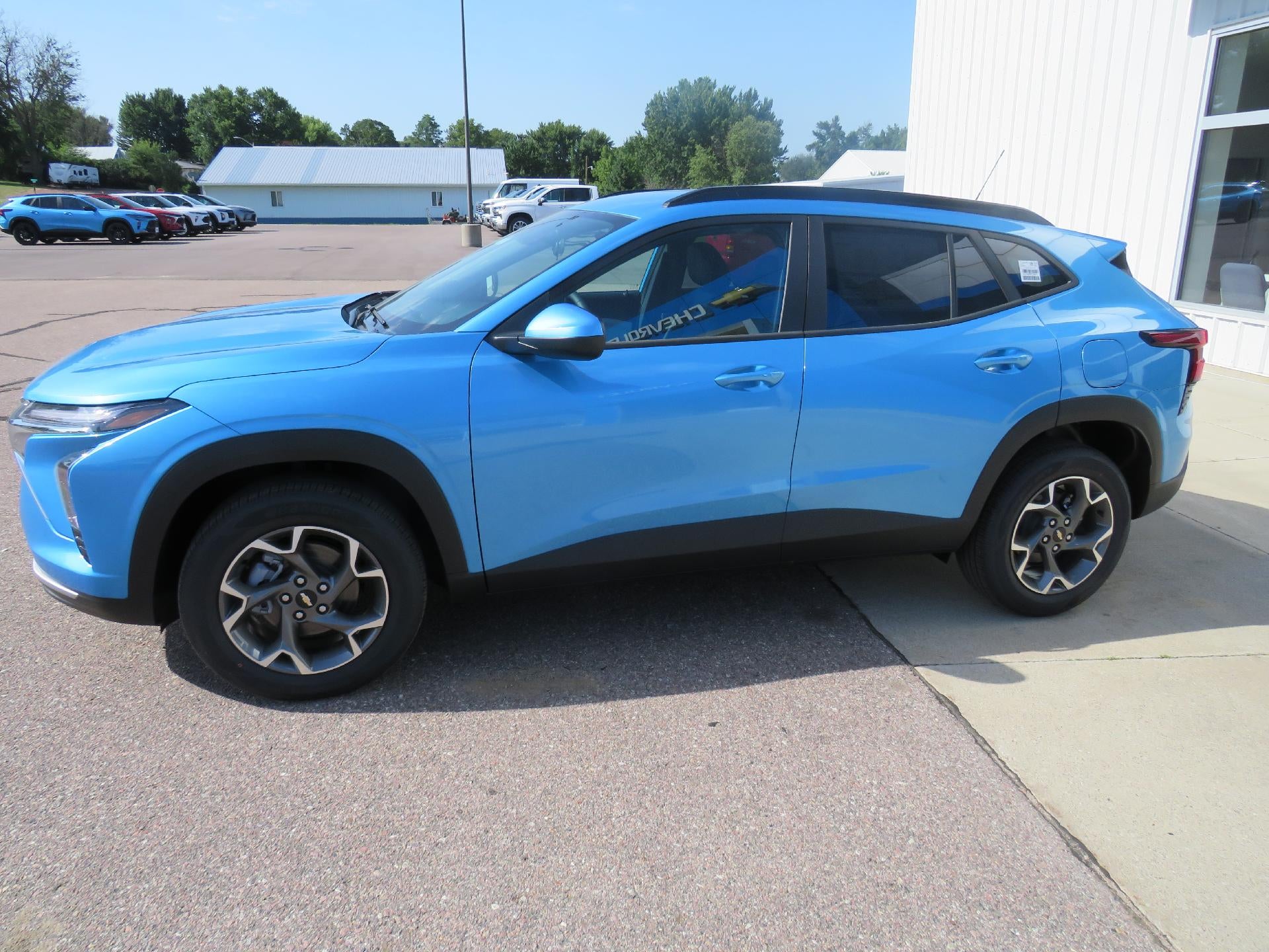 2026 Chevrolet Trax LT in Marina Blue Metallic — front three-quarter view